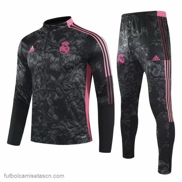 Chandal Real Madrid 2021/22 Negro Rosa Gris